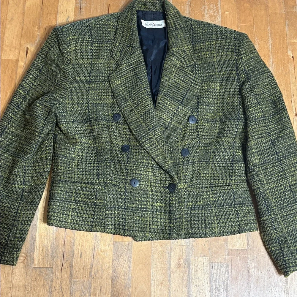 Vintage Le Chateau Double Breasted Blazer and Skirt - Picture 8 of 15
